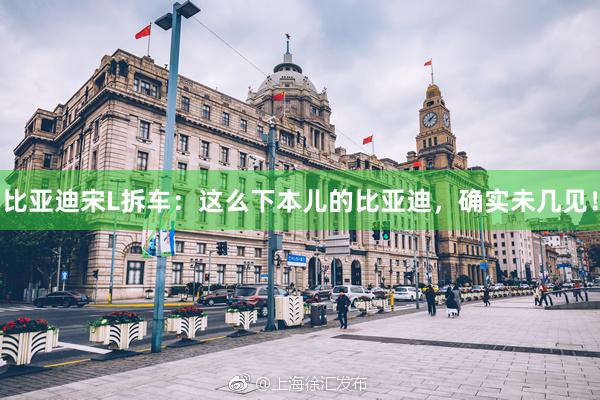 比亚迪宋L拆车：这么下本儿的比亚迪，确实未几见！